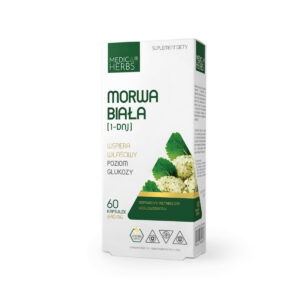 Medica Herbs Morwa Biała 640mg 60 kapsułek