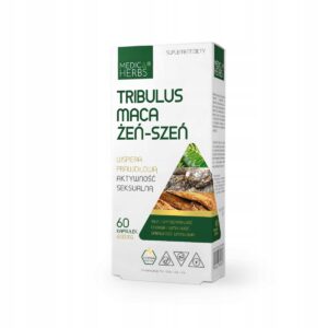 Medica Herbs Tribulus Maca Żeń-Szeń  60 kapsułek